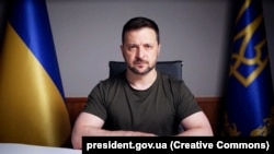 ვოლოდიმირ ზელენსკი. კიევი, 17 აპრილი, 2024.