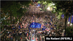 „ჩვენ ვირჩევთ ევროპას“ - რუსული სტილის „აგენტების კანონის“ წინააღმდეგ საქართველოში მრავალრიცხოვანი დემონსტრაციები გაიმართა