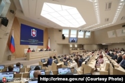 Заседание российского парламента Крыма, иллюстративное фото