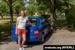 Машына, на якой Марына працавала ў таксі