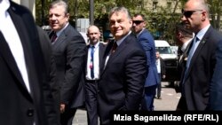 Напряженность перед зданием тбилисской гостиницы «Кортъярд Мариотт» никак не отразилась на атмосфере грузино-венгерского бизнес-форума
