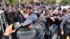 grab Police In Yerevan Detain Dozens Of Protesters