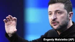 ვოლოდიმირ ზელენსკი. კიევი, 23 თებერვალი, 2025. 