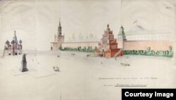 Один из проектов Мавзолея Ленина на Красной площади