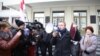 Ілюстрацыйнае фота. Анатоль Лябедзька праводзіць акцыю салідарнасьці з прадпрымальнікамі. Менск, 18 студзеня 2016 году 
