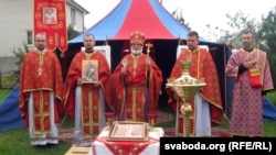 Сьвяточная літургія ў парафіі Язафата Кунцэвіча з нагоды яе 20-годзьдзя 