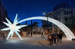 3D კუდი, ვერცხლისფერი ქამელეონის გირლიანდებით