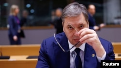 Српскиот претседател Александар Вучиќ 