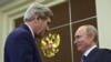 Госсекретарь США Джон Керри и Владимир Путин на переговорах в Сочи, май 2013 года