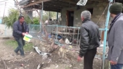 ბრძოლის შედეგად დაზიანებულია აზერბაიჯანელთა სახლები