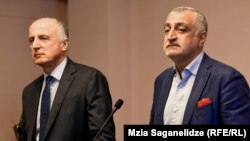 "ლელოს" ლიდერები მამუკა ხაზარაძე (მარჯვნივ) და ბადრი ჯაფარიძე