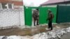 Тасқын су басқан Шығыс Қазақстан аудандарының бірі. Төтенше жағдайлар комитеті таратқан сурет. 11 наурыз 2018 жыл.