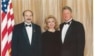 Belarus -- Alexander Lukashenka with US President Bill Clinton and First Lady Hillary Clinton, photo from album "Alexander Lukashenka - President of the Republic of Belarus"