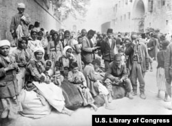 Armenian refugees in Jerusalem in 1919.
