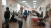 Избирательный участок в Петербурге 