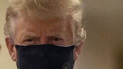 АҚШ президенті Дональд Трамп медицина орталығында.