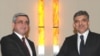 სომხეთისა და თურქეთის პრეზიდენტები სერჟ სარქისიანი (მარცხნივ) და აბდულა გიული. პრაღა, 2009 წლის 7 მაისი