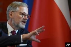 Prim-ministrul ceh în exercițiu, Petr Fiala.