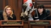 მოსამართლეები გალუსტაშვილი და მჭედლიშვილი. ფოტოკოლაჟი