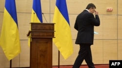 Падчас апошняй прэсавай канфэрэнцыі ў Растове-на-Доне 11 сакавіка 2014 году. 