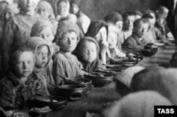 სასადილო ვოლგისპირეთში. 1923 წ.