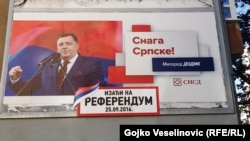 Plakat za neustavni referendum o 9. januaru kao Danu RS-a