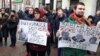  Алена Кісель і Канстанцін Чарноў на «Маршы недармаедаў» у Магілёве