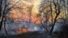 Пажар у зоне адчужэньня, 5 красавіка